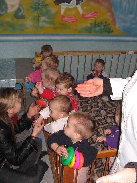 Christina loves the children!