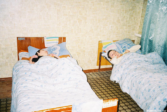 Some of the bedridden residents.