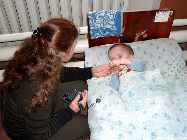 Teresa spends time with Lena, 10 yrs. old.  Lena's friend, Kristina passed away in May from the same condition as she, hydroceph