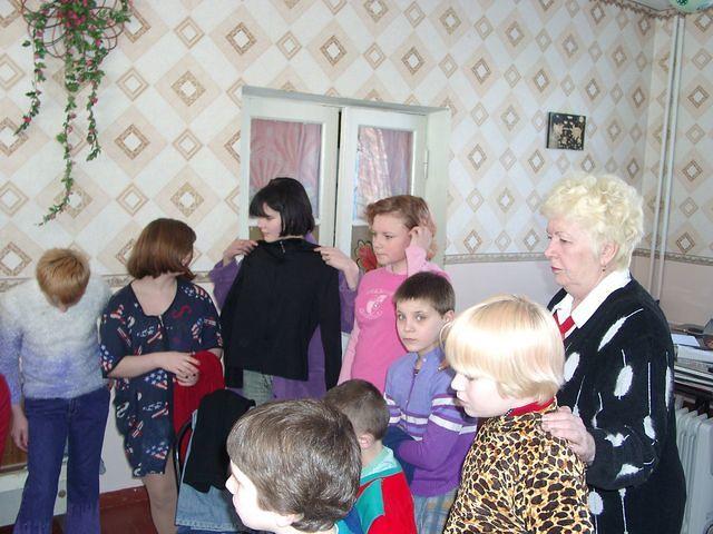 We had an abundance of black shirts!