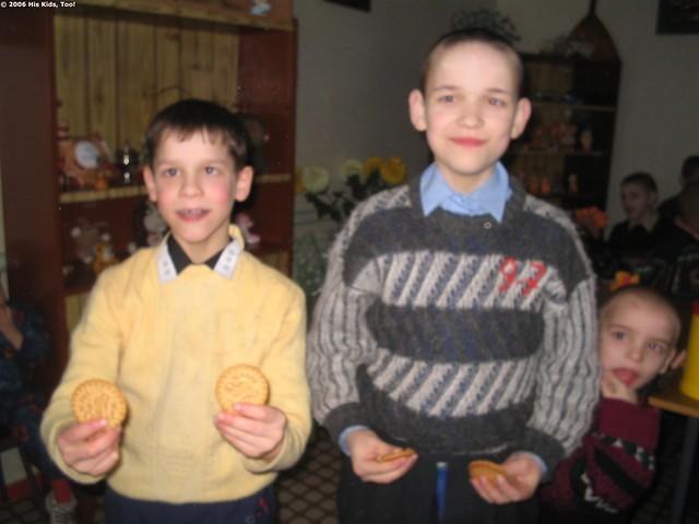 These young men have the effects of Chernobyl.