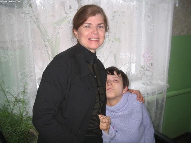 His Kids, Too! director and her friend.