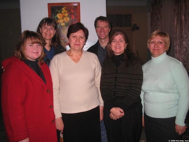 The new director, and our team.