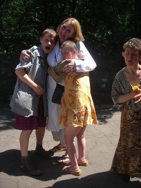Marcia gives out many hugs.!!