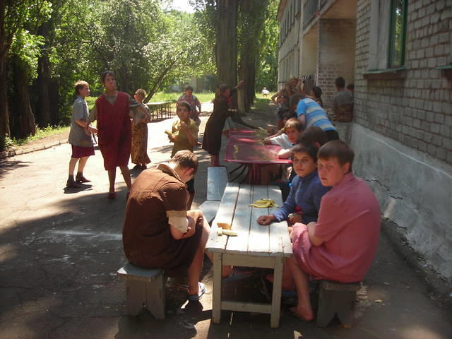 And at the picnic tables.
