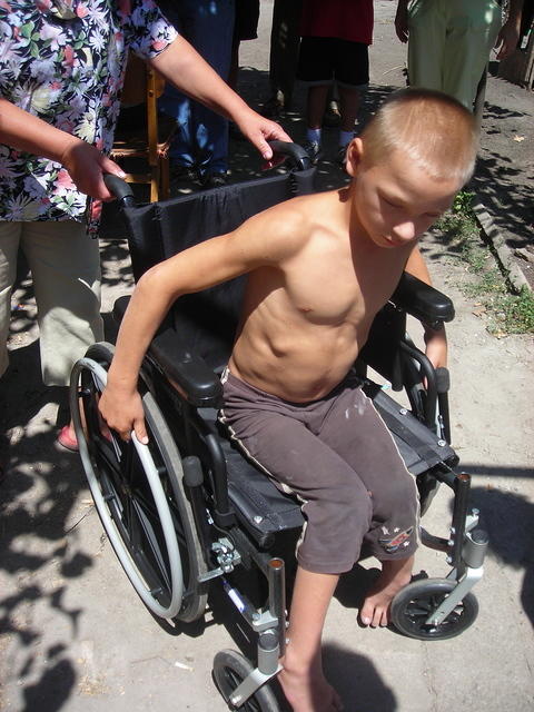 Our next stop was to deliver a wheelchair, courtesy of Option Care of Tallahassee.