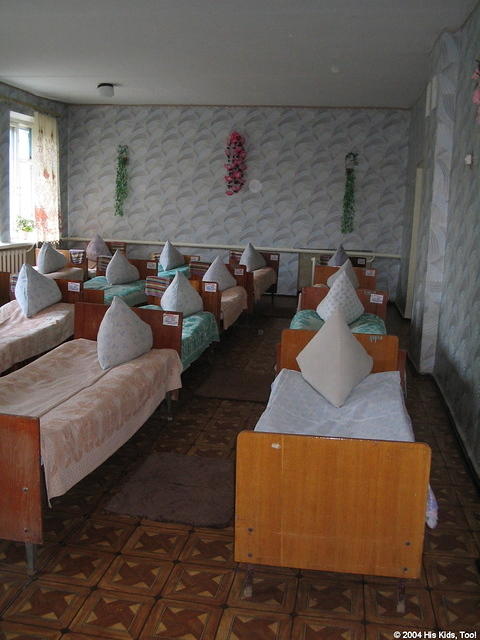 The sleeping room for 'mobile' children.