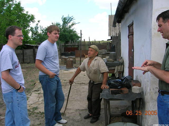 This blind gentleman lives completely alone, he would love to have a friend.