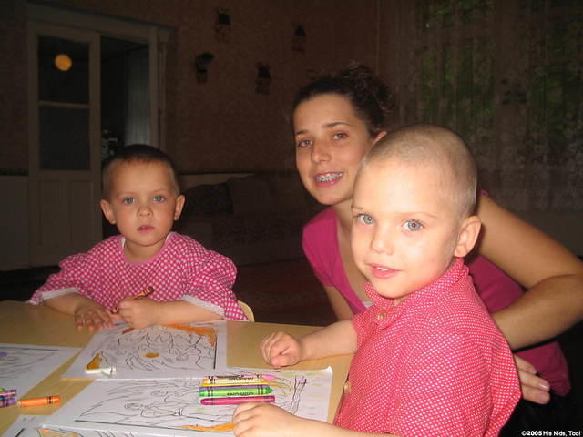 Volunteer Haley loves to spend time with the kids.
