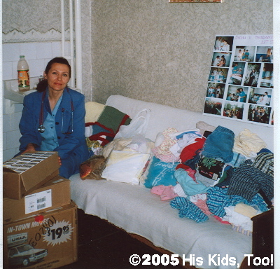 The director is pleased with the donations!