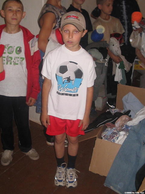 They liked their new clothing...and more!