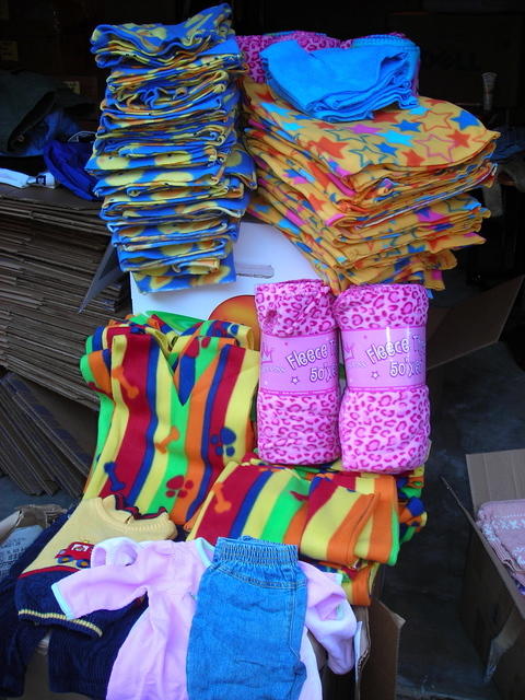 Mary D. and the ladies group at South Trail CoC made these wonderful, warm fleece vests for orphans at 4 different facilities.
