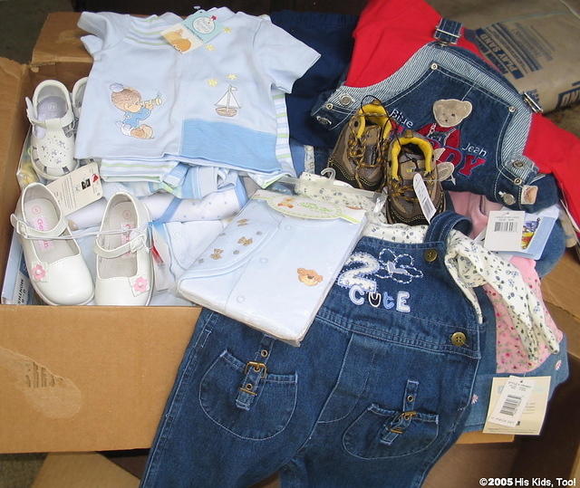 Just precious are these clothes donated by Anne H., April 2005