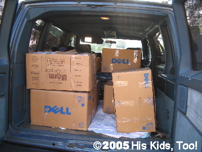 Items were repacked and prepared for shipping.