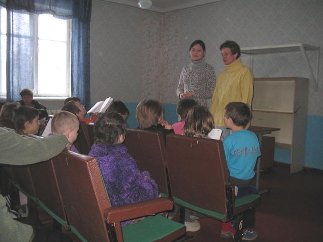 This facility is home to the orphan church sponsored by the Kirovo Church of Christ.  We are thankful for the committment that t