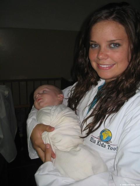 Lydia's looking very sharp in her His Kids, Too! coat.  We left these for gifts for the hospital.