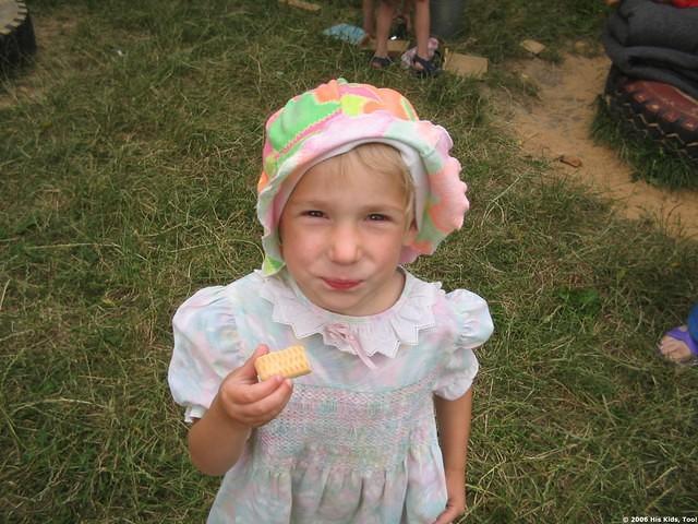 This little girl, just wanted her photo taken.