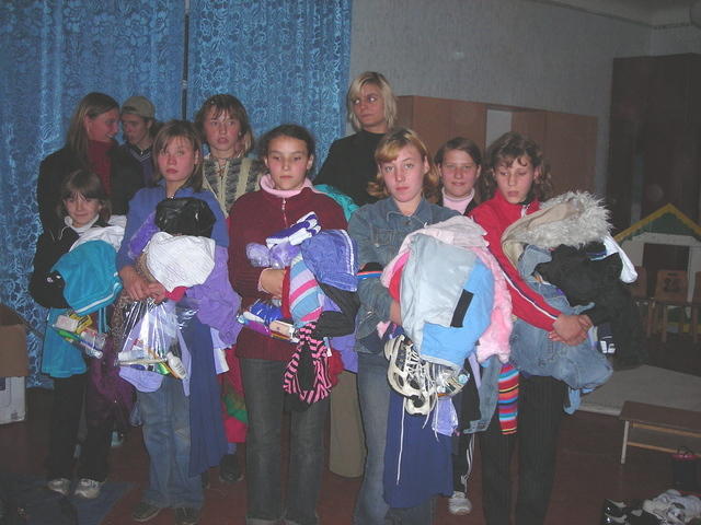 Teenage girls are a 'tough' bunch in any culture, but these girls were grateful for the help.