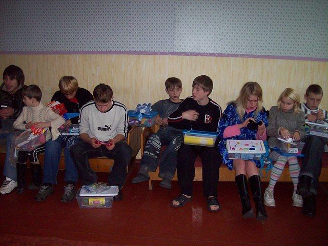 Even the older kids loved the gifts.