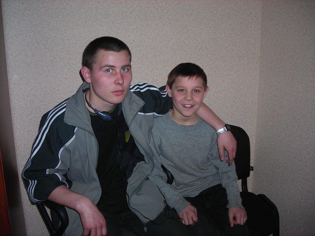 We were happy to later visit with Alyosha's brother in another facility.  Both boys are orphans.