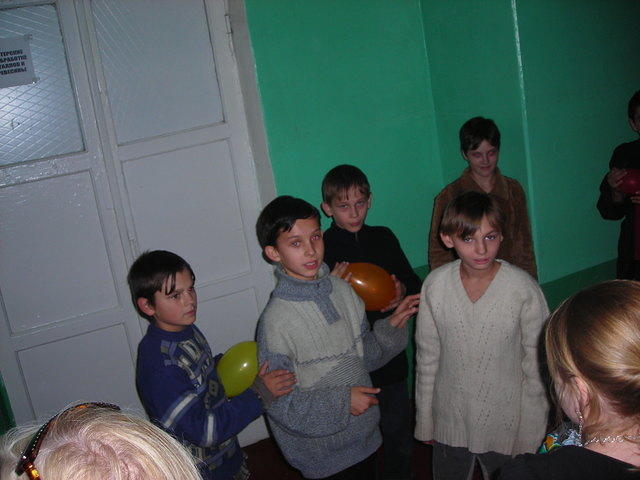 Even something as simple as a balloon can bring some joy to a child.