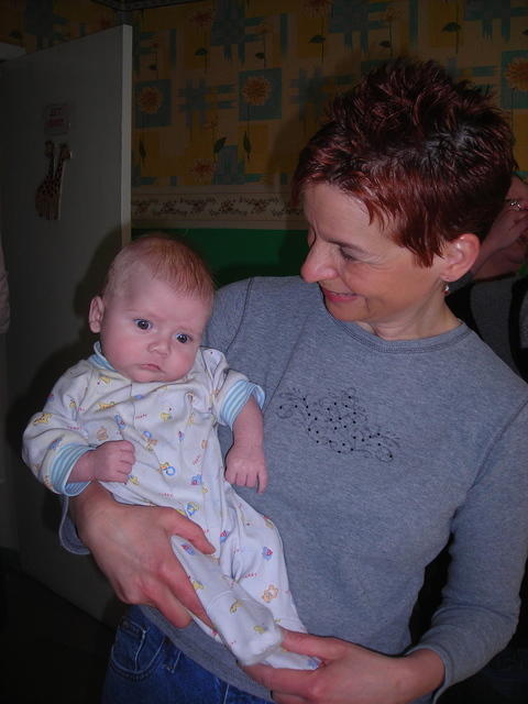 JoAnn spends some time with this little boy.