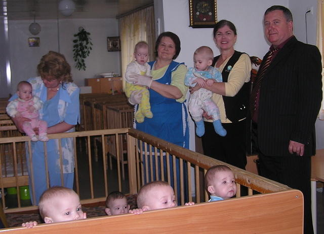 Then on the the AIDS hospital, where they welcomed us.