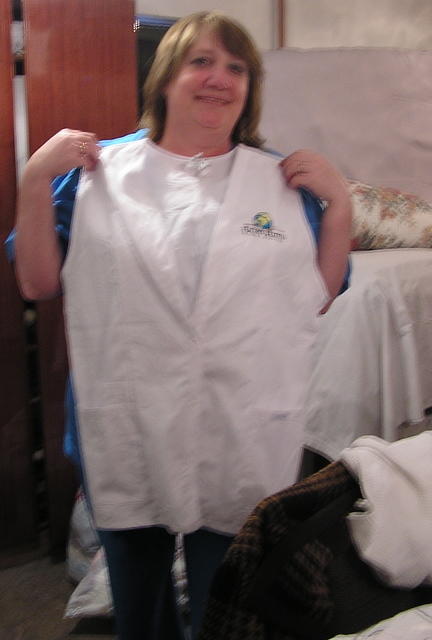 Even the staff received gifts.