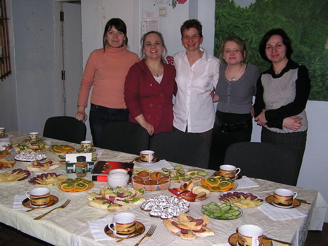 Each day were we presented with tea, and a nice traditional lunch.