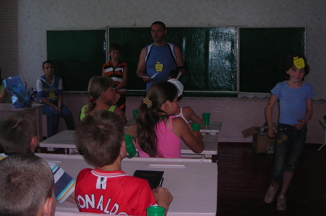 Every aspect of the week was centered around drawing children to Christ. Igor a local pastor joined us for 4 days.
