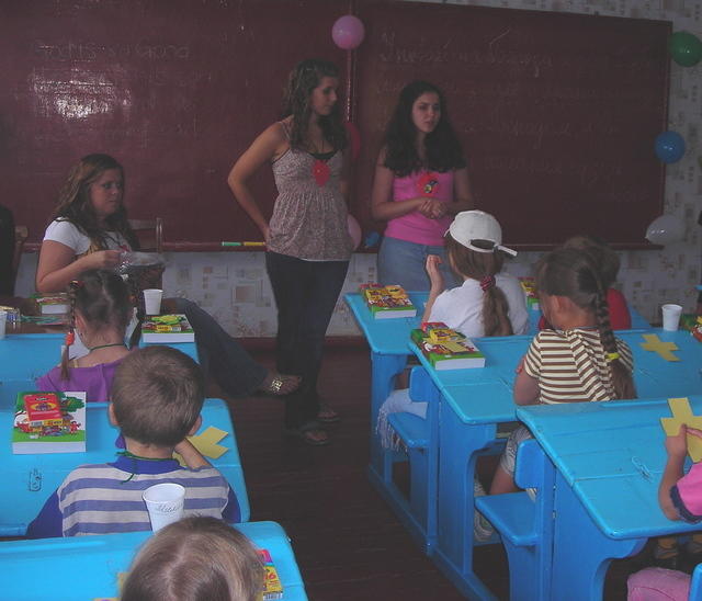 Even the youngest children were taught vital lessons from the Bible and how God has a plan for each of them.