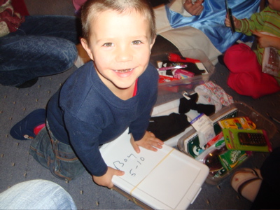 One very happy boy.
