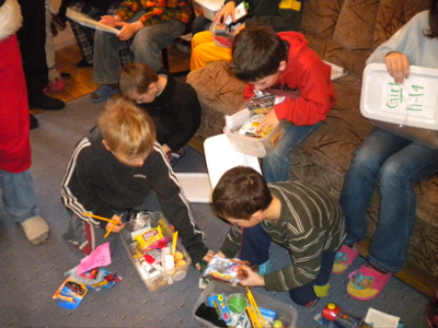 The kids love the gifts...