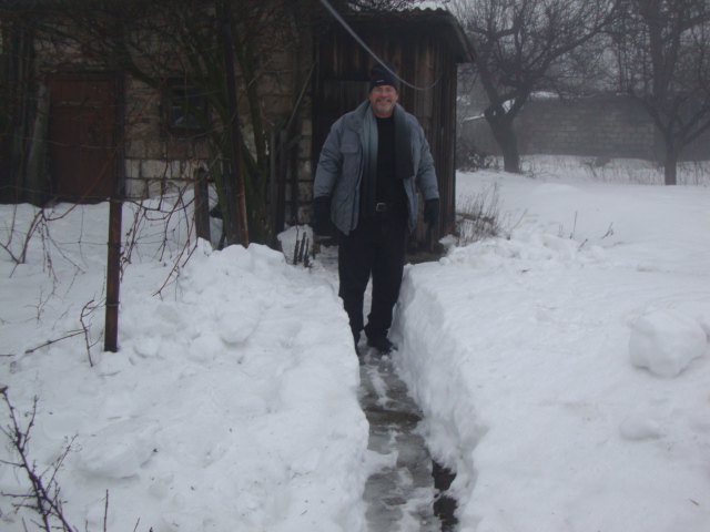 Missionary work is not glamorous, Rich had to shovel snow for over 2 hours just to find the 'out house'.