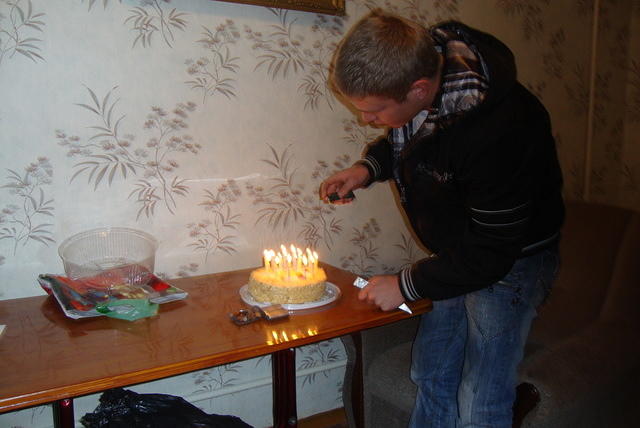 We made a special trip back to Torez to celebrate Artum's 17th Birthday!