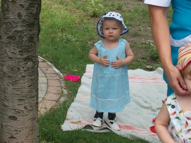 Me and my new dress.