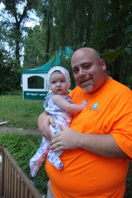 No one could miss Kevin in his bright shirt...gotta love him!