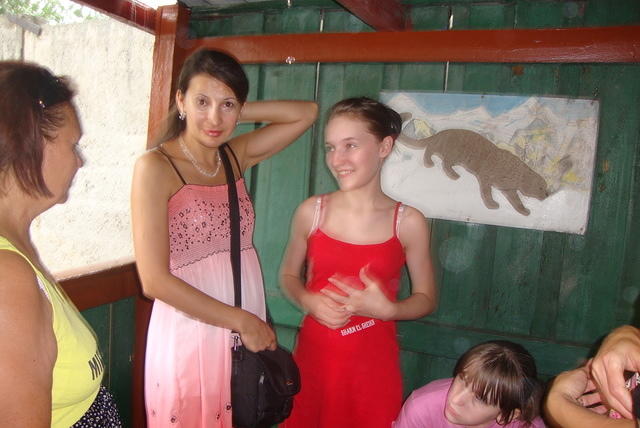 Helen, a local pastors wife visits each Thursday with the shelter children.