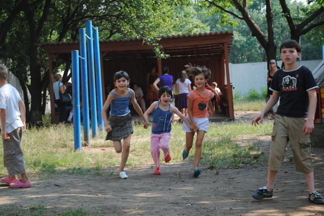 Racing....