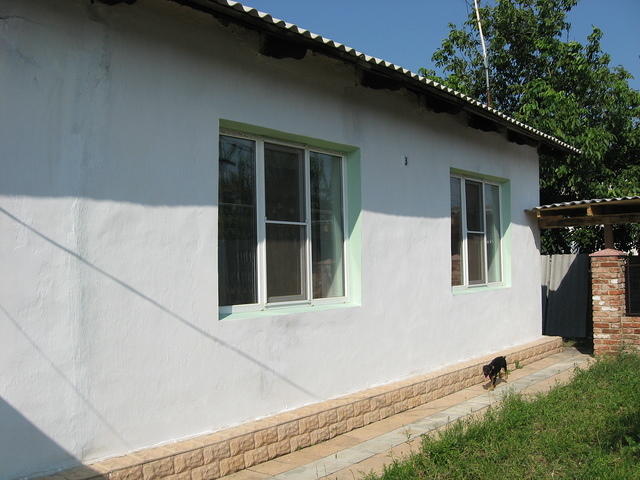 front of big house