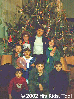 One stop was made at the local Internot, where we were their honored guests for their Christmas Program. Here some of the childr