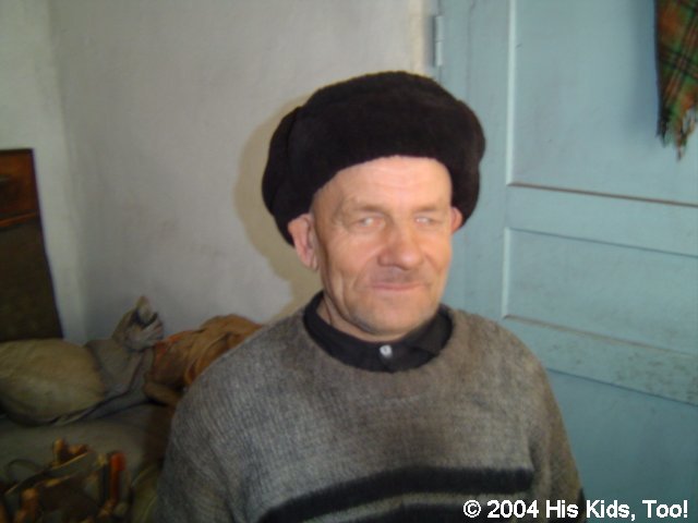 This blind and nearly deaf man lives alone in a private house.
