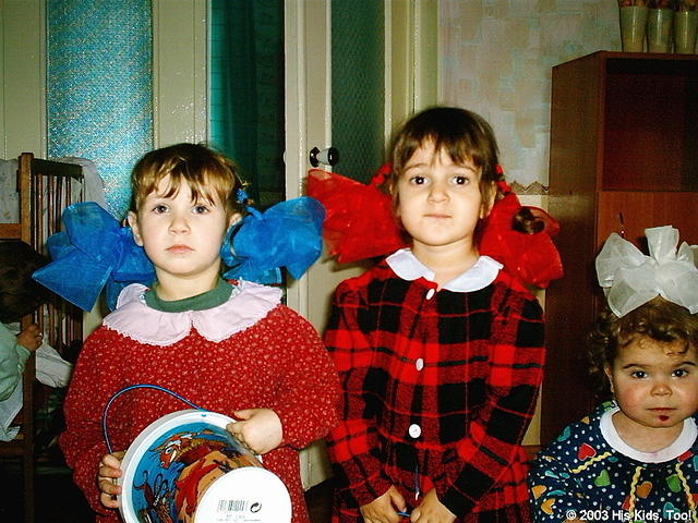 Though Alina (far left) is small, she is the eldest of the group.