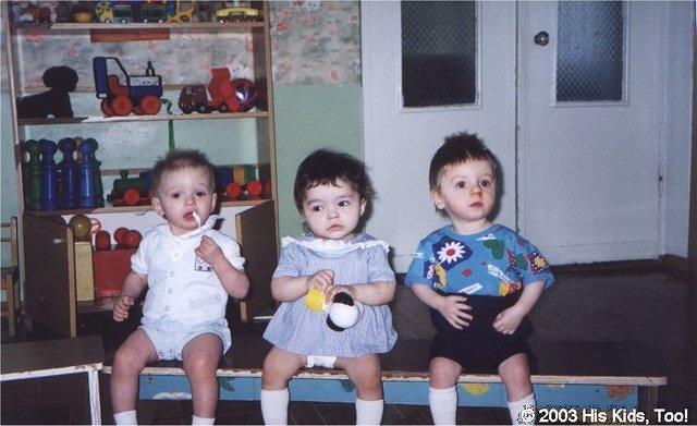 When they saw the camera, these three just down and just waited, wanting their photo taken.