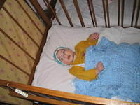 "I love my new blanket, thank you Ms. Frieda!'