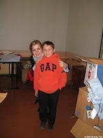 You'd never find 'Gap' clothing in Ukraine, but you will in Dzerzhinsk thanks to the students at Raa Middle School.!