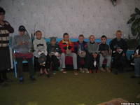 All the boys received hats, socks, clothing and personal care bags.
