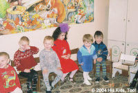 A happy group of kids.