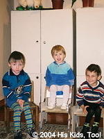 Despite their disabilities, they have something to smile about.