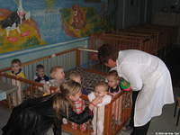 The children love the interaction.